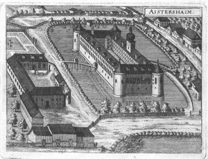 Castello di Aistersheim intorno al 1674 da Georg Matthaus Vischer